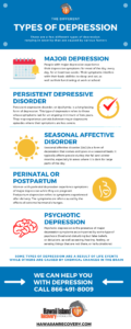 Types of Depression | Infographic - Hawaii Island Recovery | Addiction ...